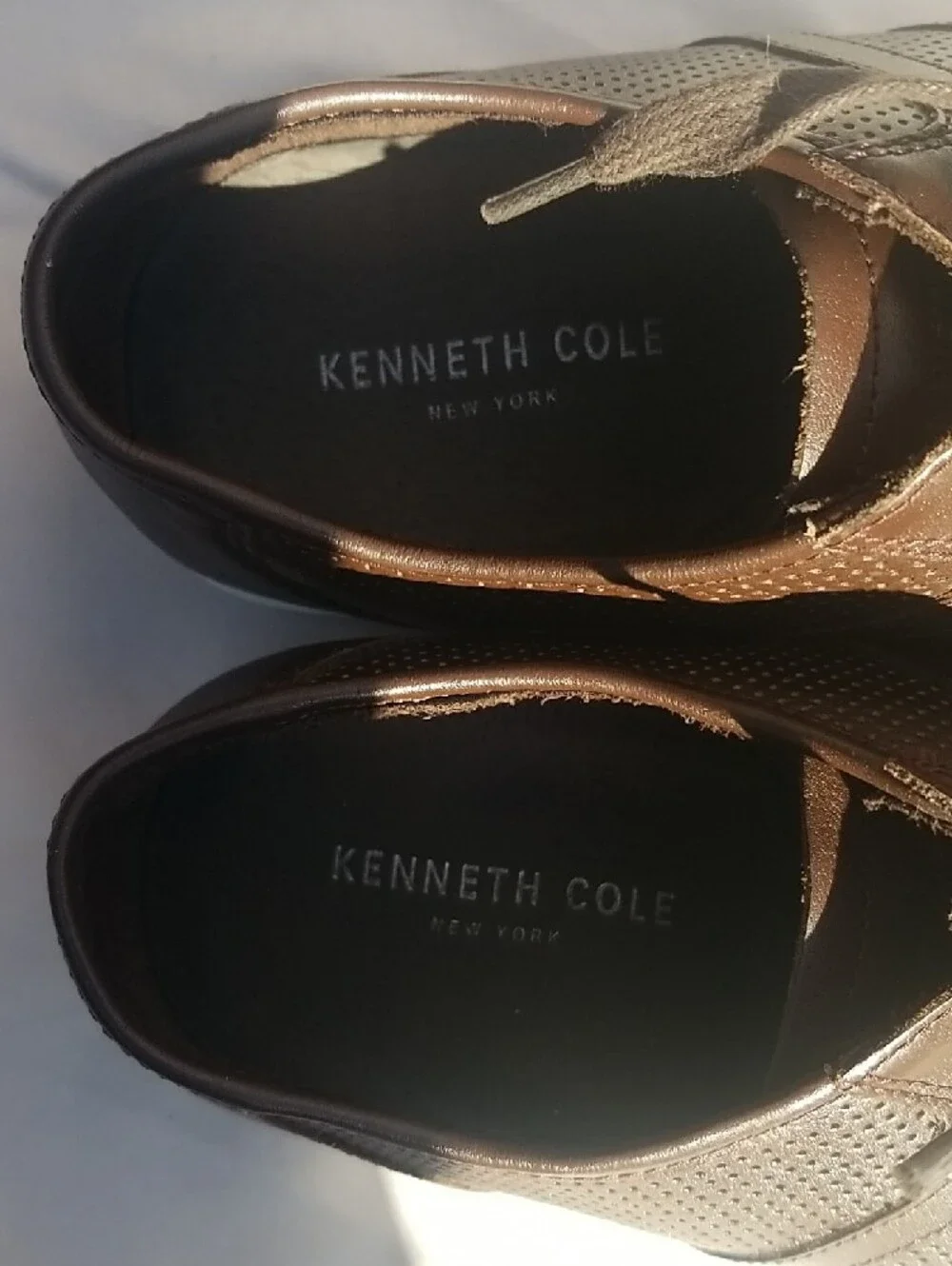 Kenneth Cole Right On Cue Men's Brown Casual Lace-Up Sneakers